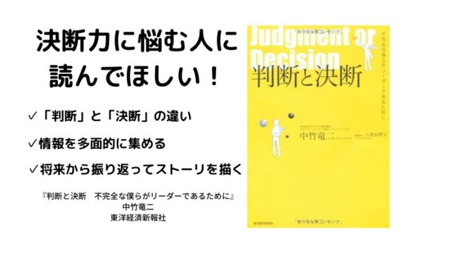 判断と決断